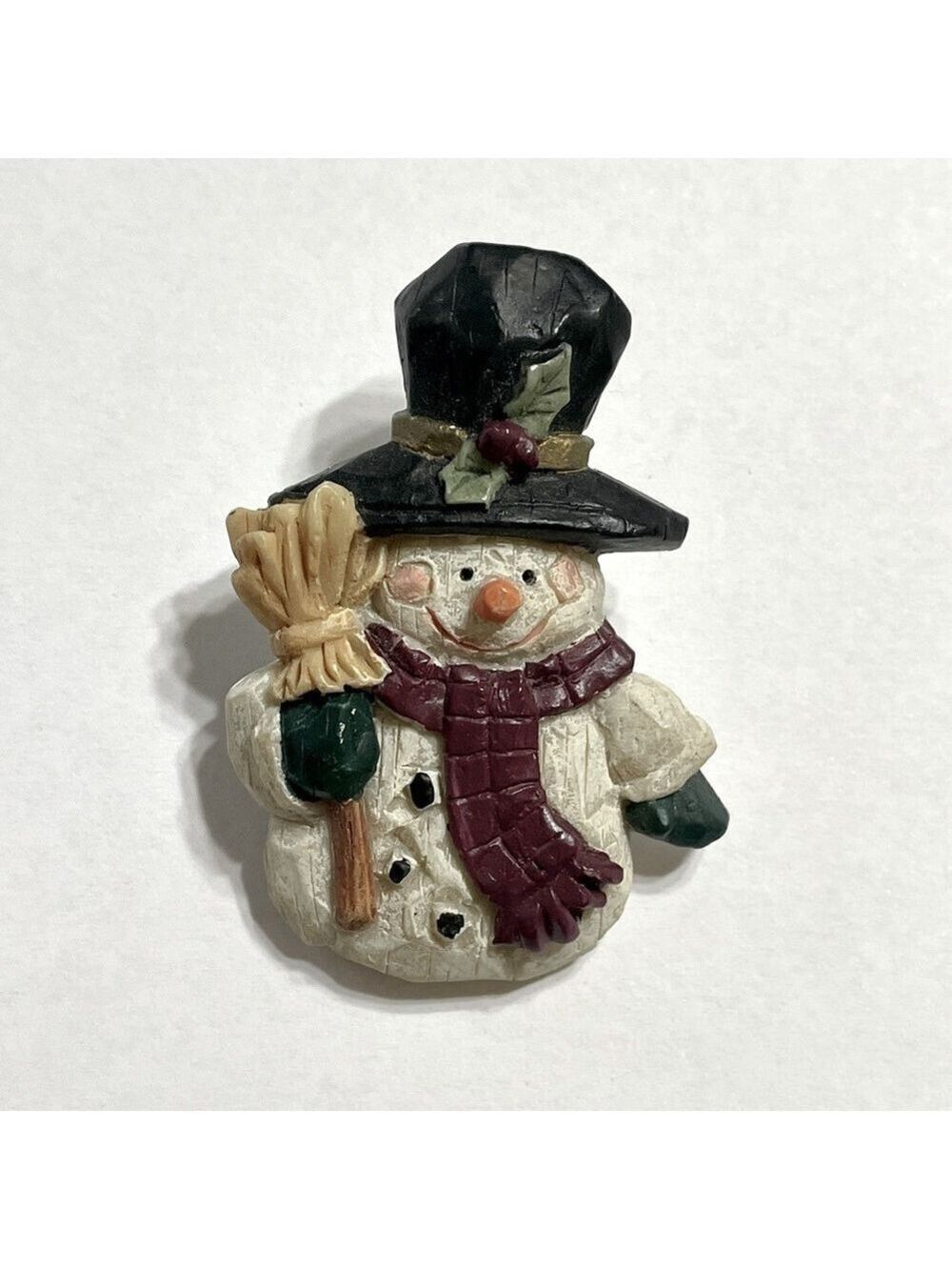 Vintage Snowman Pin